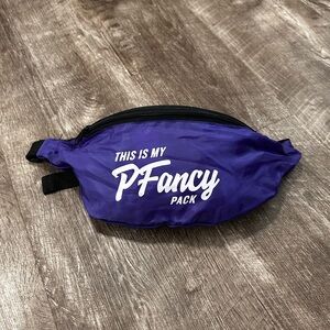 Planet Fitness Purple Fanny Pack with White Print